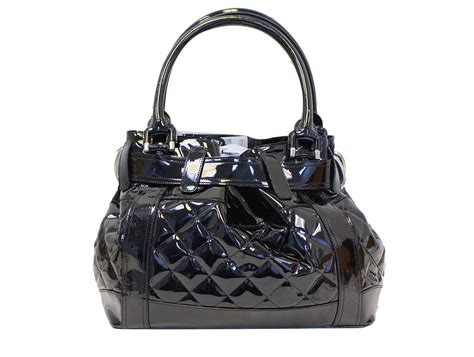 burberry beaton bag|BURBERRY Patent Quilted Beaton Black 837296 .